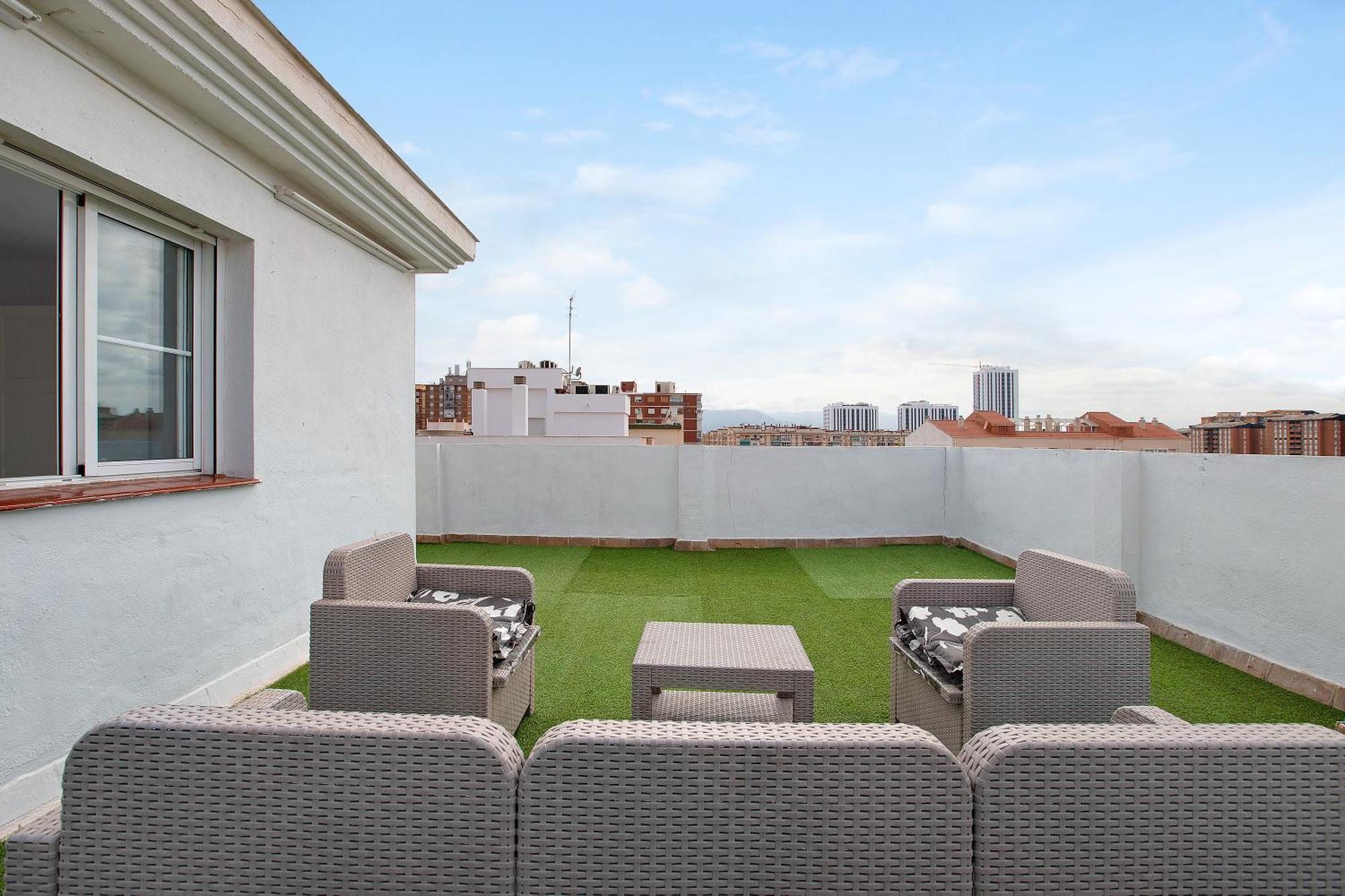 Atico Duplex En Malaga Appartement Buitenkant foto