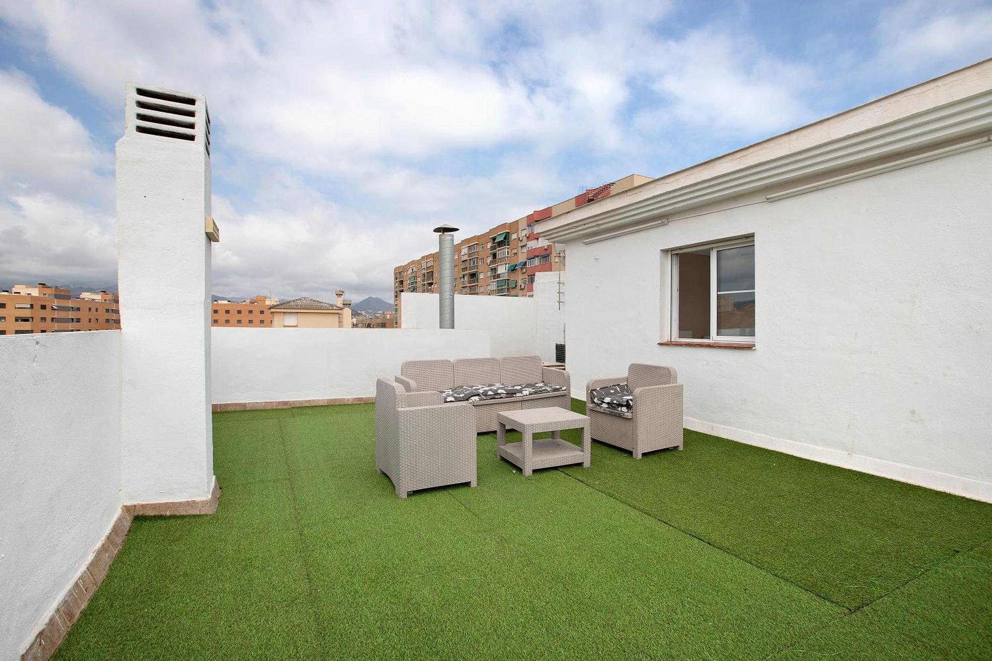 Atico Duplex En Malaga Appartement Buitenkant foto