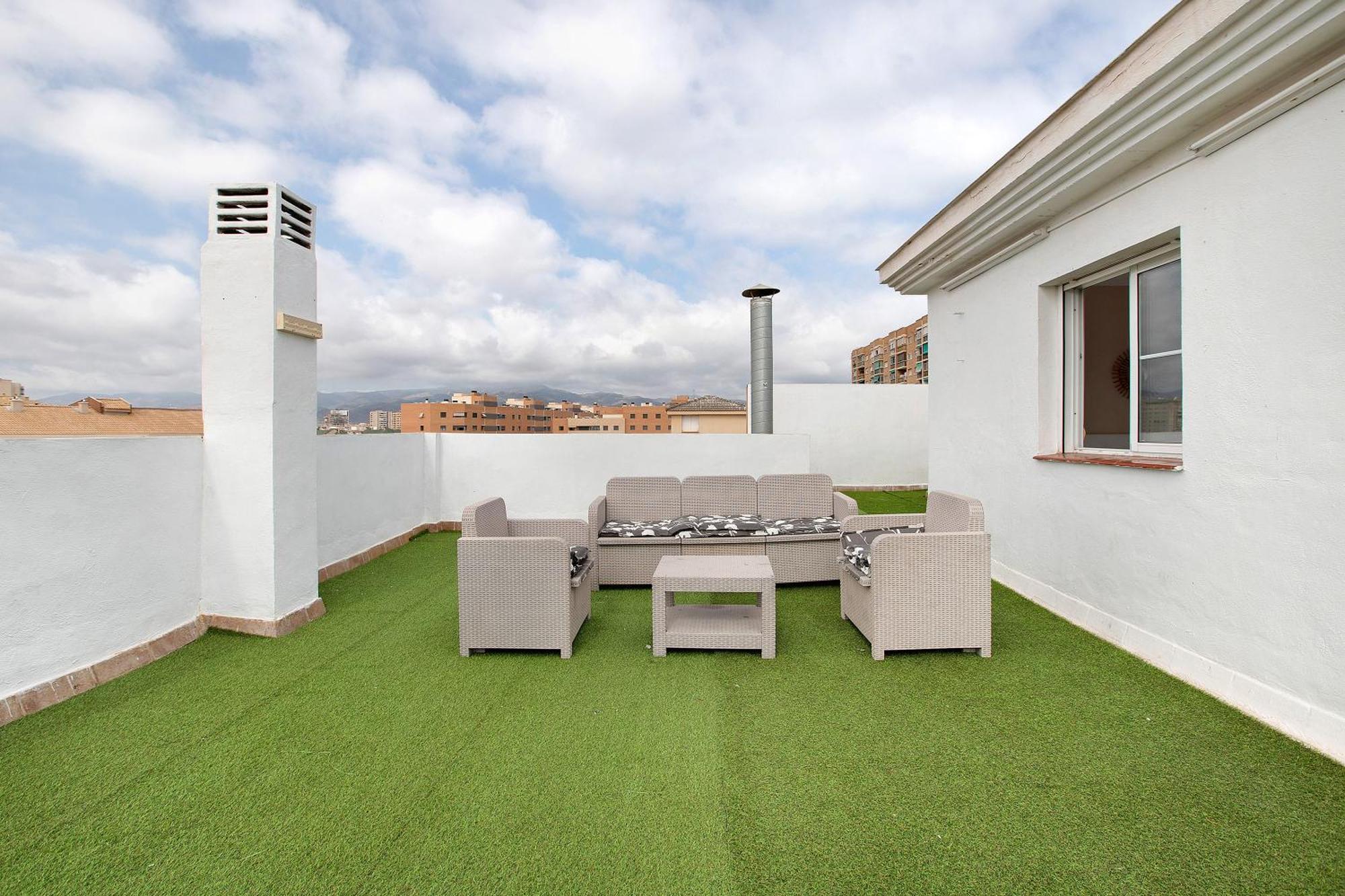 Atico Duplex En Malaga Appartement Buitenkant foto
