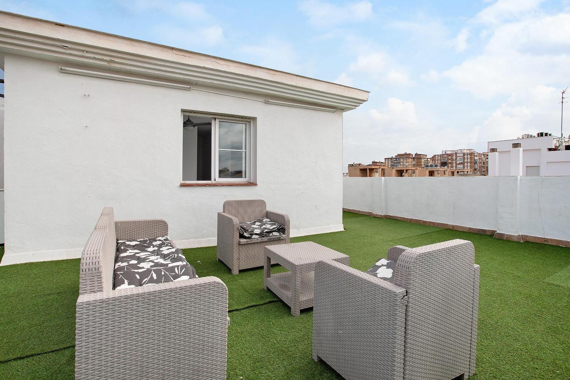 Atico Duplex En Malaga Appartement Buitenkant foto